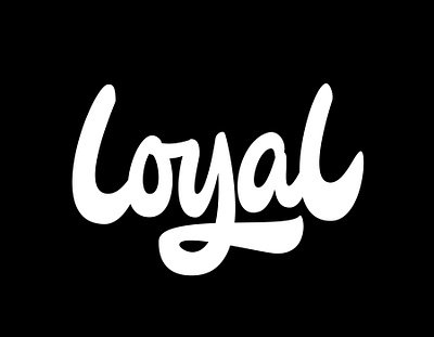Loyal brush lettering brush script clientwork custom lettering design hand drawn handlettering lettering lettering logo logo designer logotype logotype designer loyal procreate typography