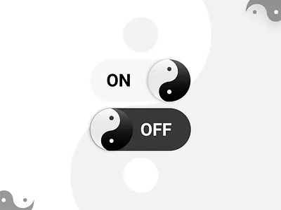 On/Off Switch (DailyUI) daily 100 challenge dailyui design desktop figma figmadesign flat minimal on off switch ui vector