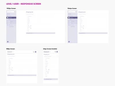 Digital Planner Design | Level 1 User Wireframe app design mobile ui design ux web