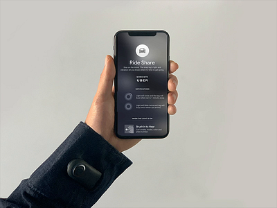 Jacquard by Google – Ride Share animation app apparel google interface ios jacket jacquard product design rideshare ui ux wearable