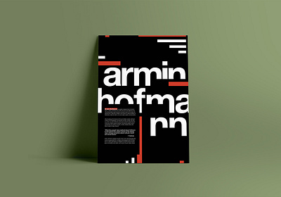 Armin Hofmann (2 of 3) arminhofmann design graphicdesign poster sanserif swiss design