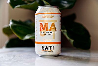 MA - Sati Cold Brew branding coffee design packaging photography product