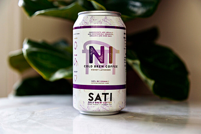 NI - Sati Cold Brew branding coffee design packaging photography product