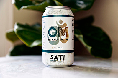 OM - Sati Cold Brew branding coffee design packaging photography product