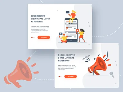 Bullhorn iPad Version app app design application design experience illustration interface ipad ipad app ipad pro ui ux welcome welcome page welcome screen