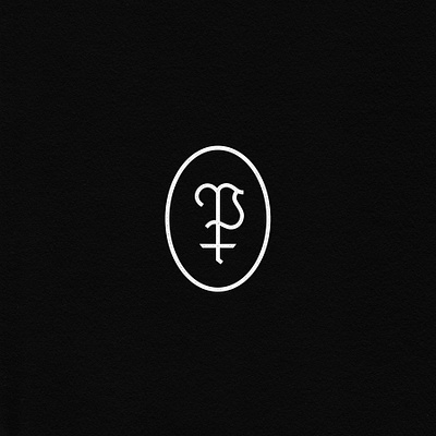 Phantom Terminal Monogram blackletter brand branding design lettering logo monogram type typography vintage