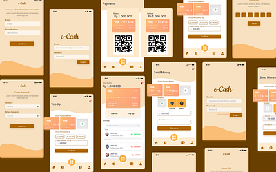 Mobile UI Design - Online Payment app app design branding color design figma landing page logo mobile app design mobile design onboarding online payment ui ux xd design