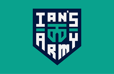 Ian's Army logo logodesign vector