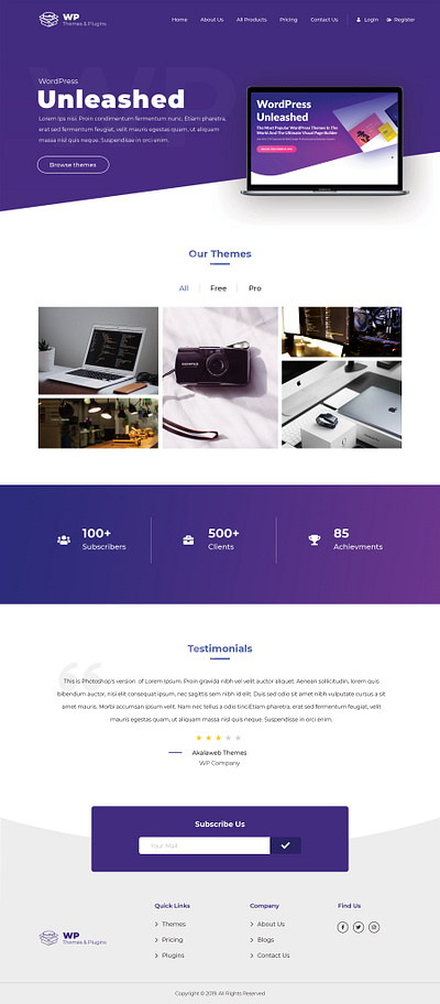 Landing Page for Digital Stores agency agency website design digital agency landing page landingpage minimal minimalist themes website wordpress design