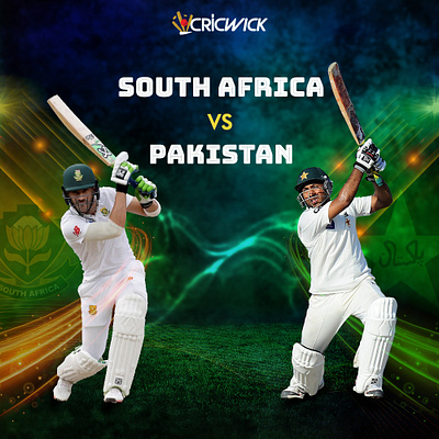 cricket banner background banner cricket logo pakistan south africa typography