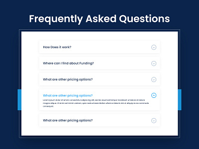 FAQ Design booking app branding craetive design design faq faqs icon landing page marketplace app minimalist ui ux web app design webdesign website