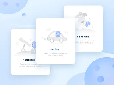 Empty state - Editing Tools App app design illustration ui