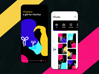 Gift App app app concept app design app designer app designers app development conceptual design creation design ecard gift gift app gift card gift cards mobile app design mobile app development ui ui ux uidesign uiuxdesign