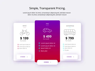 Pricing app branding clean design icon illustration minimal typography ux web