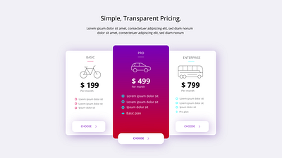 Pricing app branding clean design icon illustration minimal typography ux web