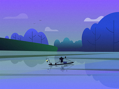 风景 illustration 插画