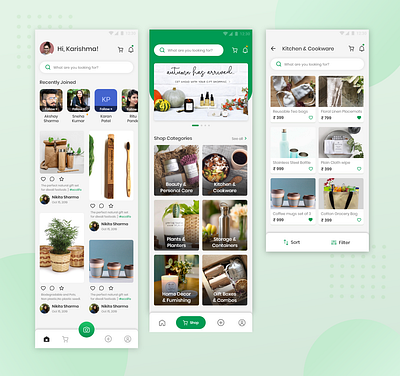 Ecolife - dashboard app eco ecommerce gogreen minimal ui