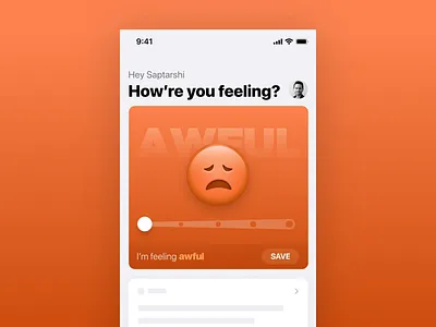 Mood Tracking - Emoji Morphing after effects animation apple emoji emotion gif mood motion ui ux