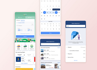 Flights app homepage aggregator agoda design flight detail flight search flights search search bar