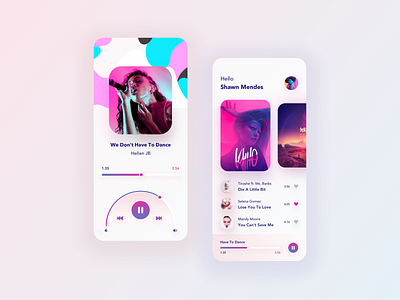 Music App app design application art design home layout light music music app music player ui