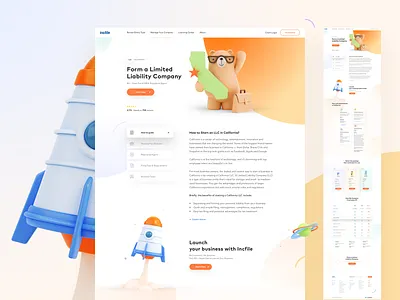 I - Web Design 3d 3d animation 3d art 3d artist cinema4d clean colors design elegant flat minimal simple website