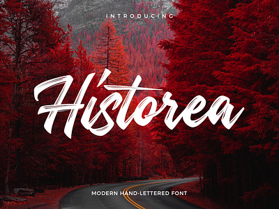 Free Historea Modern Hand Lettered Font calligraphy font fonts free font freebie lettering script script font script fonts typography
