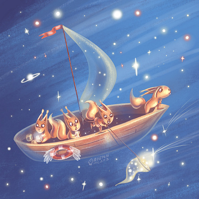 Star Catchers childrenbookillustration illustration illustrations kidillustration