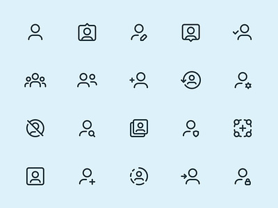 Myicons — Users, Single User line icons essential icons flat icons icon design icon pack icons icons design icons pack interface icons line icons myicons ui ui design ui designer ui icons ui kit ui pack ui set web design web designer web ui