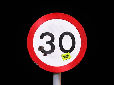 30 30 3d render animation brexit design realism render road sign speed substance texture uk