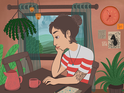 Tea time character characterdesign children book illustration childrens illustration design illustration procreate