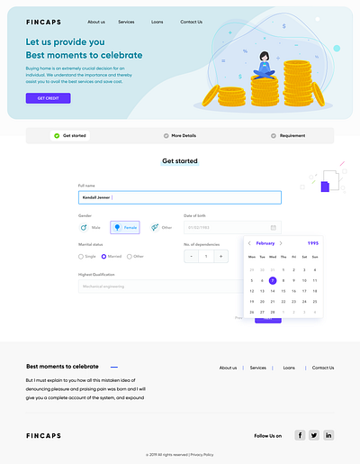 Forms- Finance finance form design form field