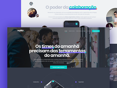 Landing page proposal dark mode dark ui design figma interface onepage ui uiux webdesign