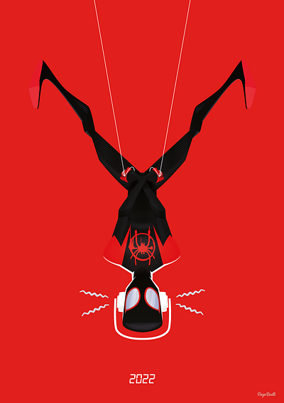 Spider-Verse 2 2020 adobe creative cloud adobe illustrator cc fan art illustration marvel miles morales poster spiderman spiderverse spiderverse 2 vector vector illustration