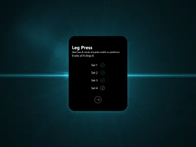 workout tracker - 041 adobexd daily 100 challenge dailyui dailyui041 tracker workout