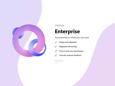 Enterprise web panel art circle circle logo color colour design edinburgh gradient graphic illustration logo scotland shape text typography webdesign website