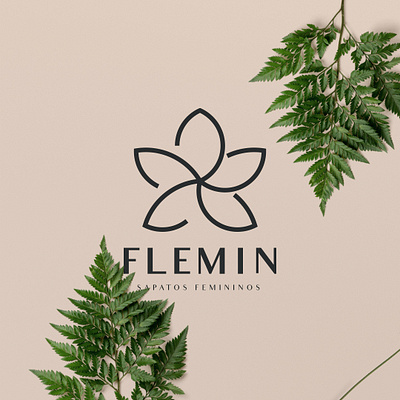 Flemin - Logo & Naming fibonacci flower golden ratio golden ratio logo logo naming nature