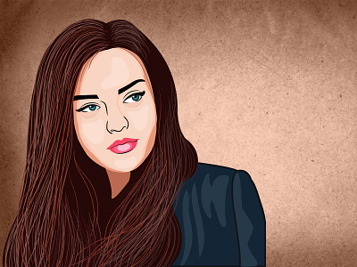 Portrait branding characterdesign colors design eyes girl girl character girl illustration gradient graphic design hellodribbble illustration interface portrait uidesign uiux vector vector illustration vectorart