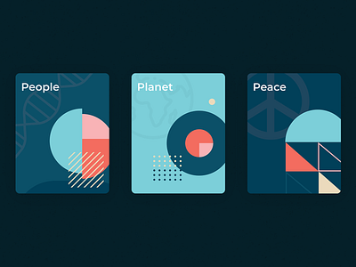 Five Pillars Card Designs (1/2) cards cards design cards ui five pillars ui uidesign uiux ux