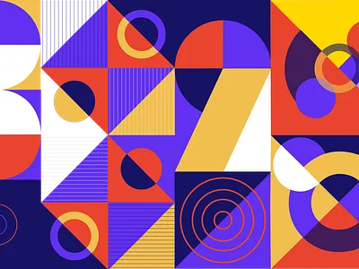 Abstract Pattern - Shapes abstract illustraion illustrator pattern poster art shapes vector web