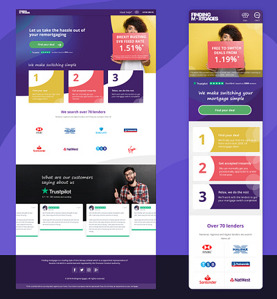 Finding Mortgages app ui design design app mobile mortgage ui website