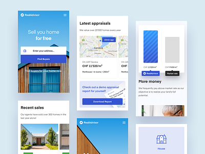 Real Advisor Mobile Version architecture balkan brothers home house modern modern house real estate redesign simple simple clean interface ui webdesign