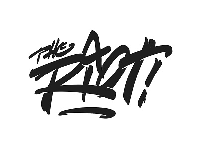 The Riot brush calligraffiti calligraphy handlettering handstyle ipad lettering procreate