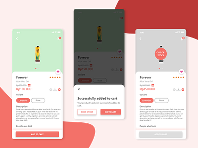 Beauty Product E-commerce (Product Details) android design ecommerce ios mobile mobile app ui ui design uiux