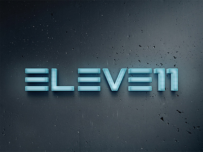 ELEVEN concept 11 11 logo eleven eleven logo
