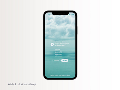 Daily UI #031 - File Upload 031 aveiro cloud cloud app daily ui dailyui dailyui031 elvas file file upload freelancer graphic designer grid layout minimalism minimalist ui designer ui ux upload file uploading