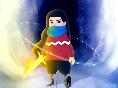 Luna concept art illustration