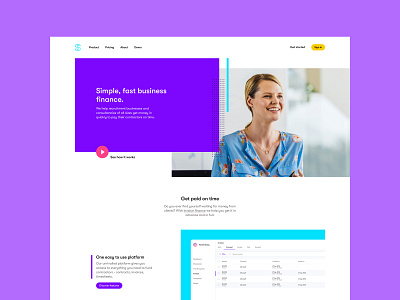 Brand exploration branding minimal ui web