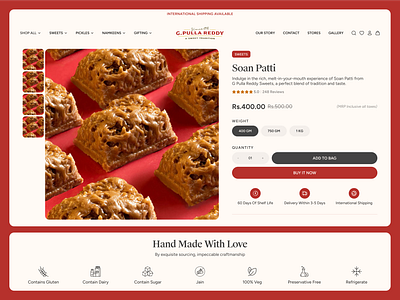 G. Pulla Reddy || Product page crafted for convenience aboxagency design graphic design shopify ui webdevelopment