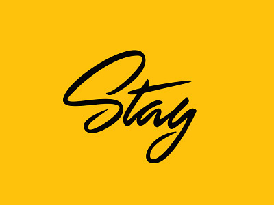 LETTERING "STAY" design graphic design logo vector