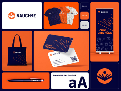 Nauci.me Branding design graphic design logo vector